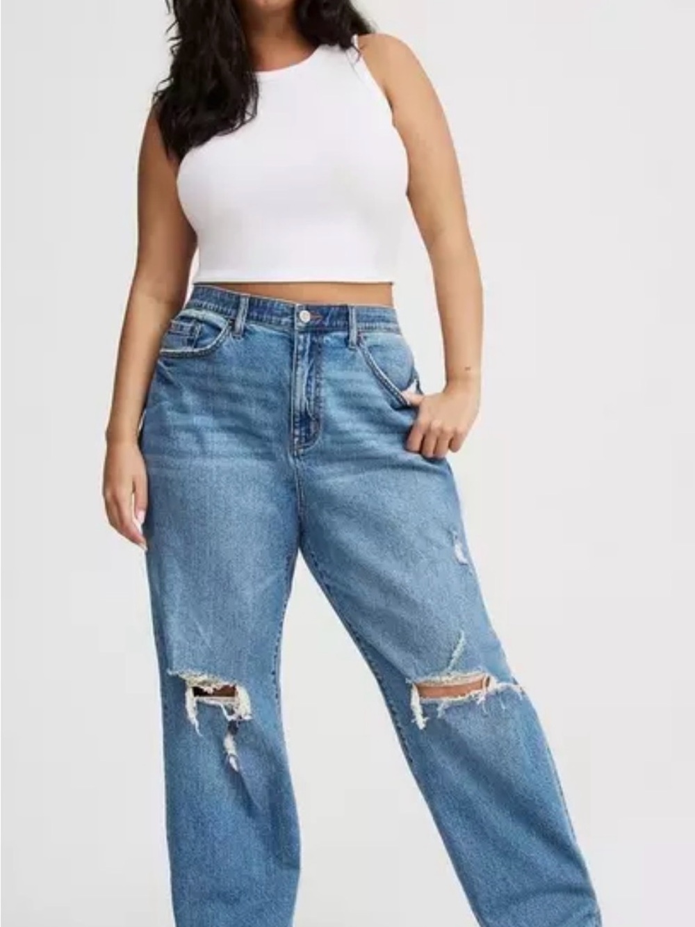 NWT TORRID Baggy High-Rise Straight Jean Size 12 Tall
